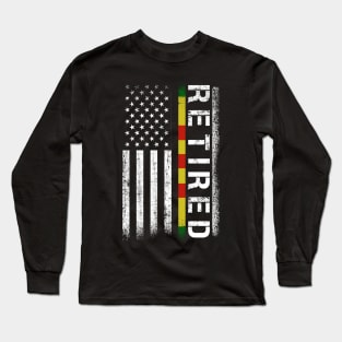 Retired Vietnam Veteran - Military Gift Long Sleeve T-Shirt